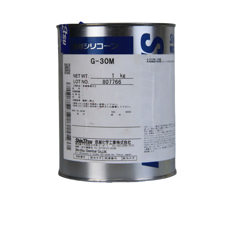 Shin‑Etsu G‑30M Silicone Grease 100 g Medium‑Consistency Lubricant for Plastics & Office Equipment