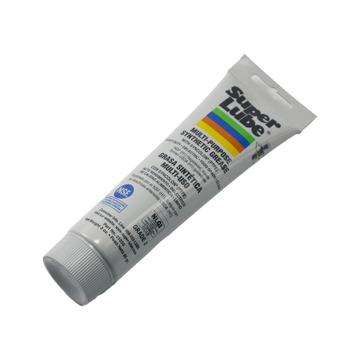 Super Lube 21030 Food Grade Synthetic Grease with PTFE – 85g Tube