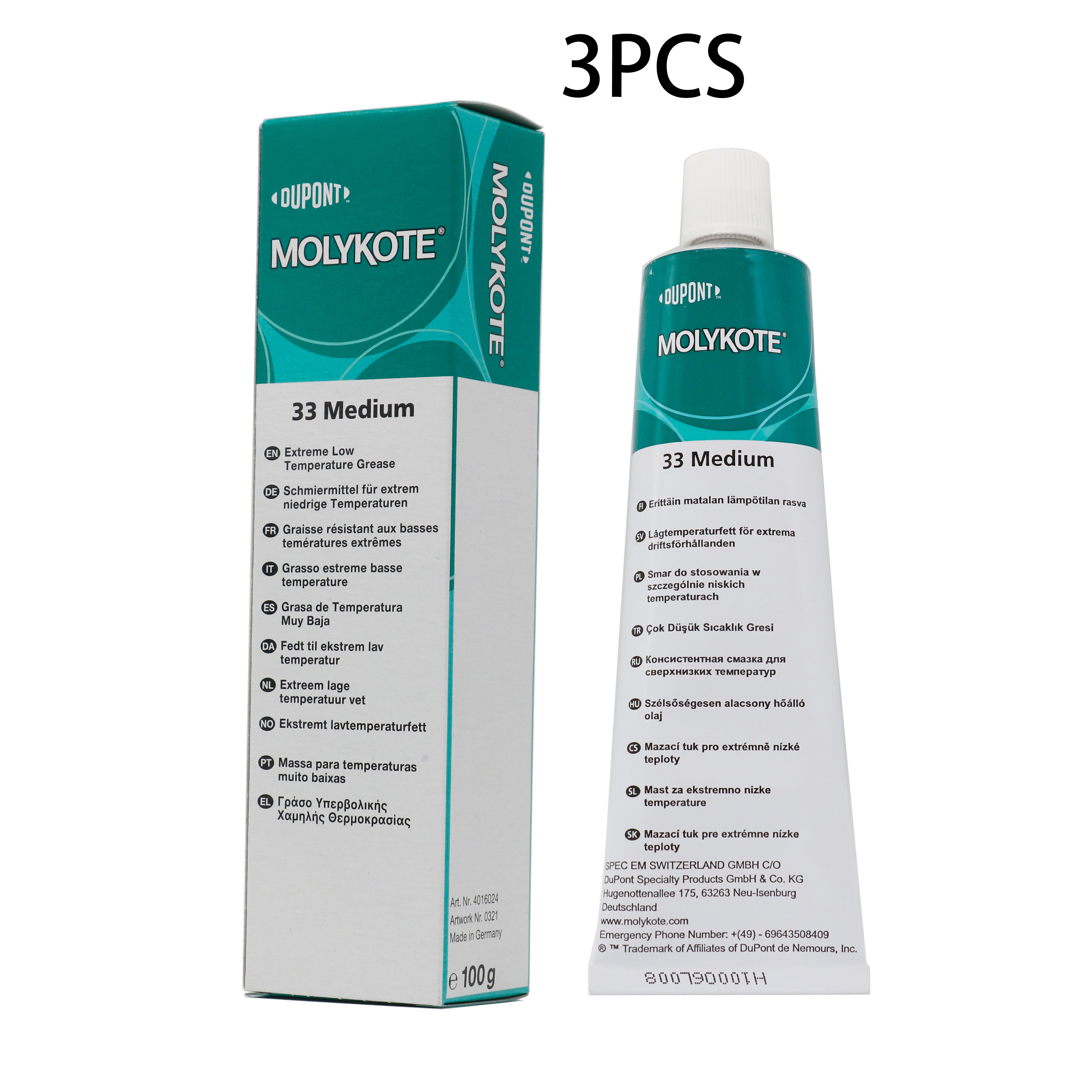 Molykote 33M Grease 100G 3PCS