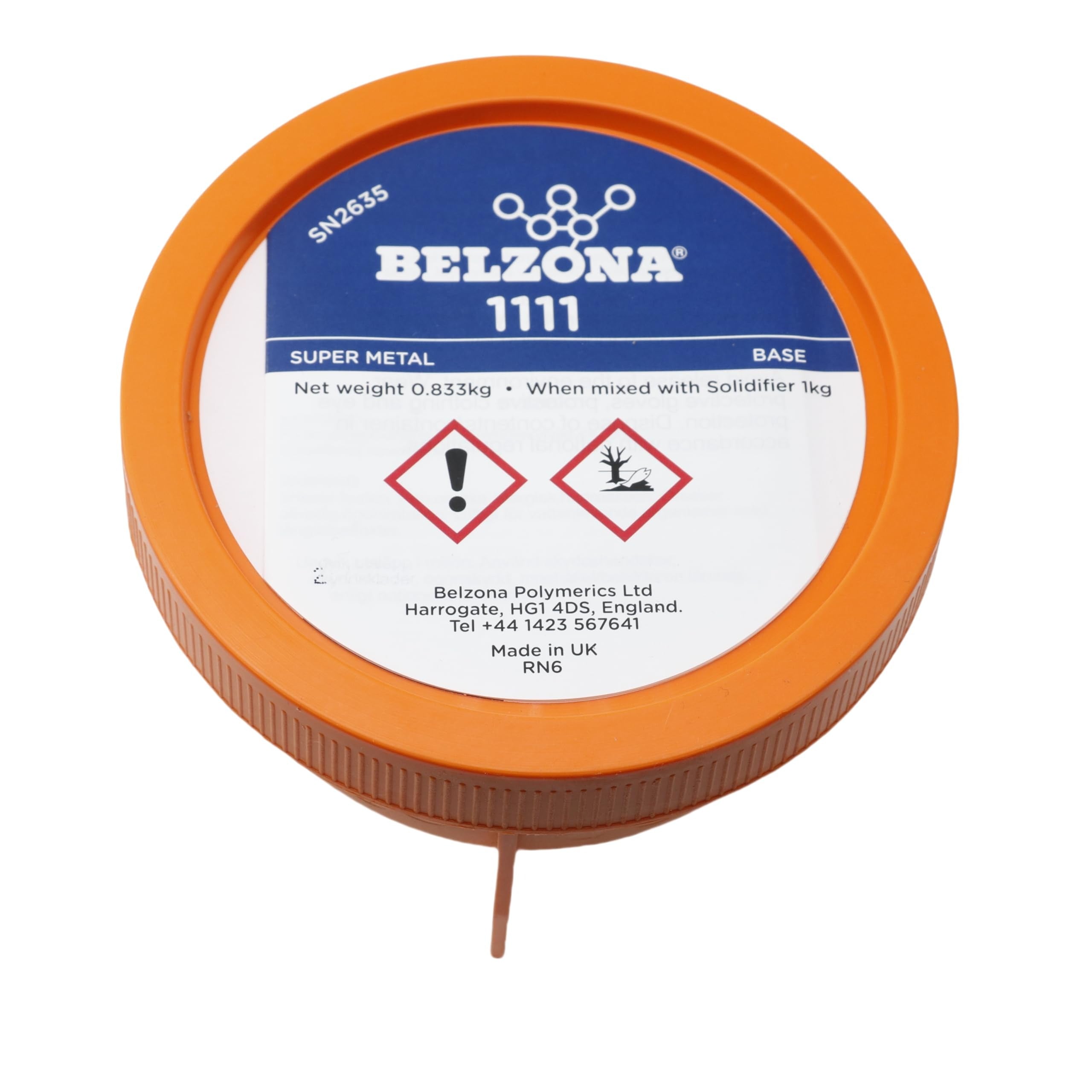 Belzona 1111 Super Metal 1kg – Two-Part Epoxy Repair Composite for Metal Resurfacing