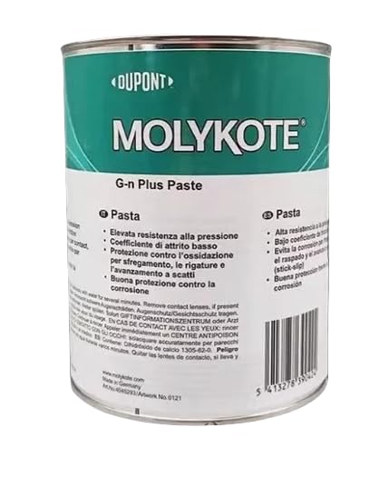 MOLYKOTE G‑N Plus Anti‑Seize Paste 1 kg Solid Lubricant with MoS₂, High Load, Low Friction & Corrosion Protection