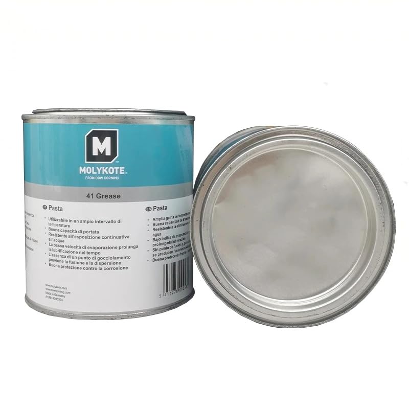 MOLYKOTE 41 Extreme High‑Temperature Silicone Bearing Grease 1 kg Black, Wide Temperature −20 °C to +290 °C