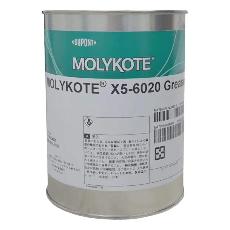 MOLYKOTE X5‑6020 Mineral Oil Grease 1 kg White Low-Friction, Plastic-Compatible Lubricant