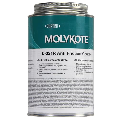 MOLYKOTE D‑321 R Air‑Curing Dry‑Film Lubricant Coating 1 kg Gray MoS₂ Anti‑Friction Coating