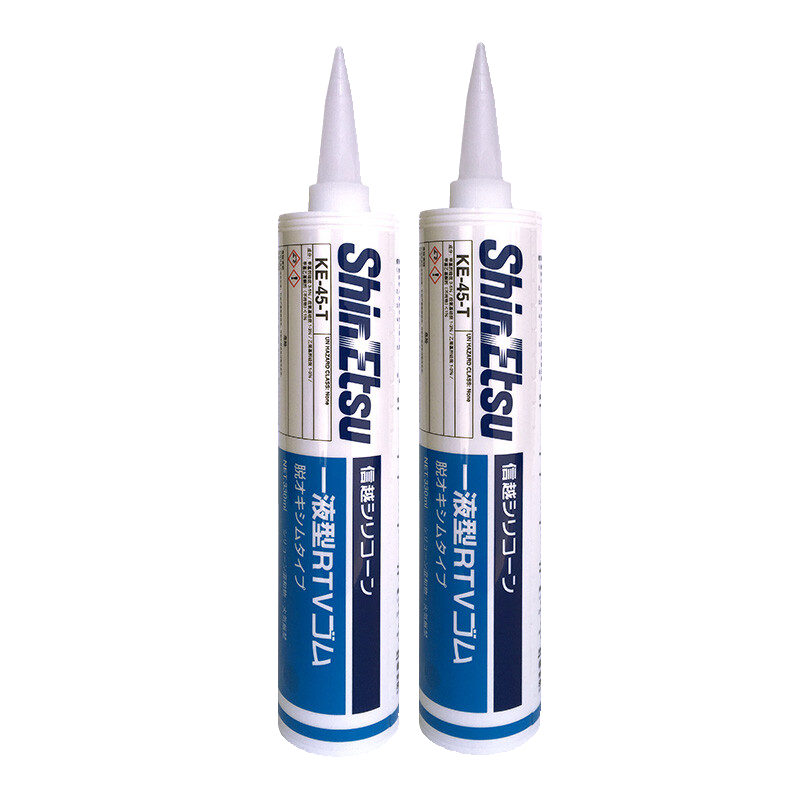 Shin-Etsu KE-45-T Silicone Sealant 330ml Neutral Cure RTV-1 for Electrical and Industrial Use