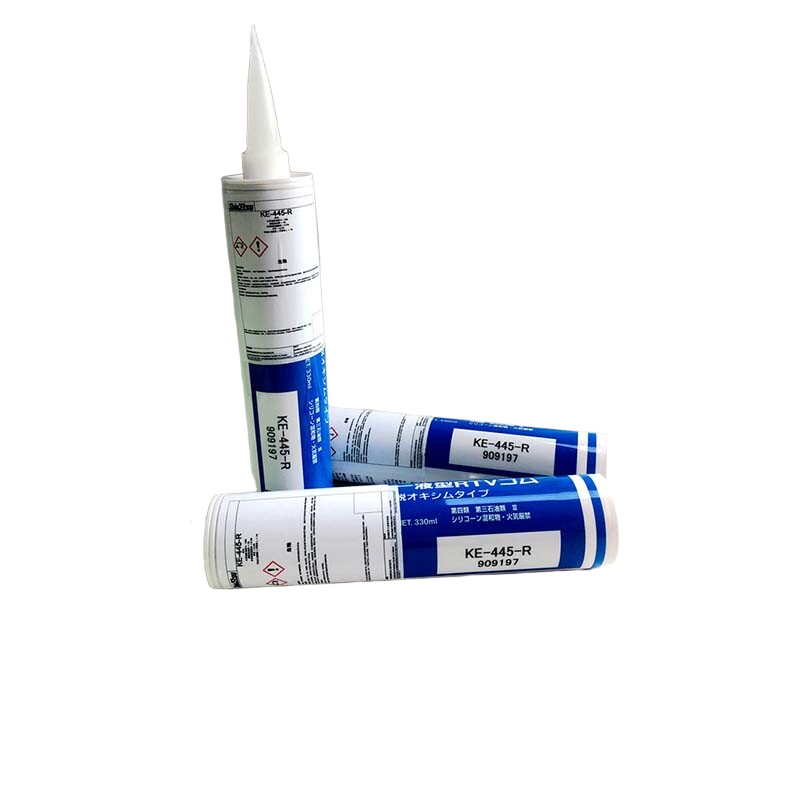 Shin‑Etsu KE‑445 RTV Silicone Sealant 330 mL Neutral Cure, Self‑Leveling Adhesive Sealant for Industrial & Electrical Use