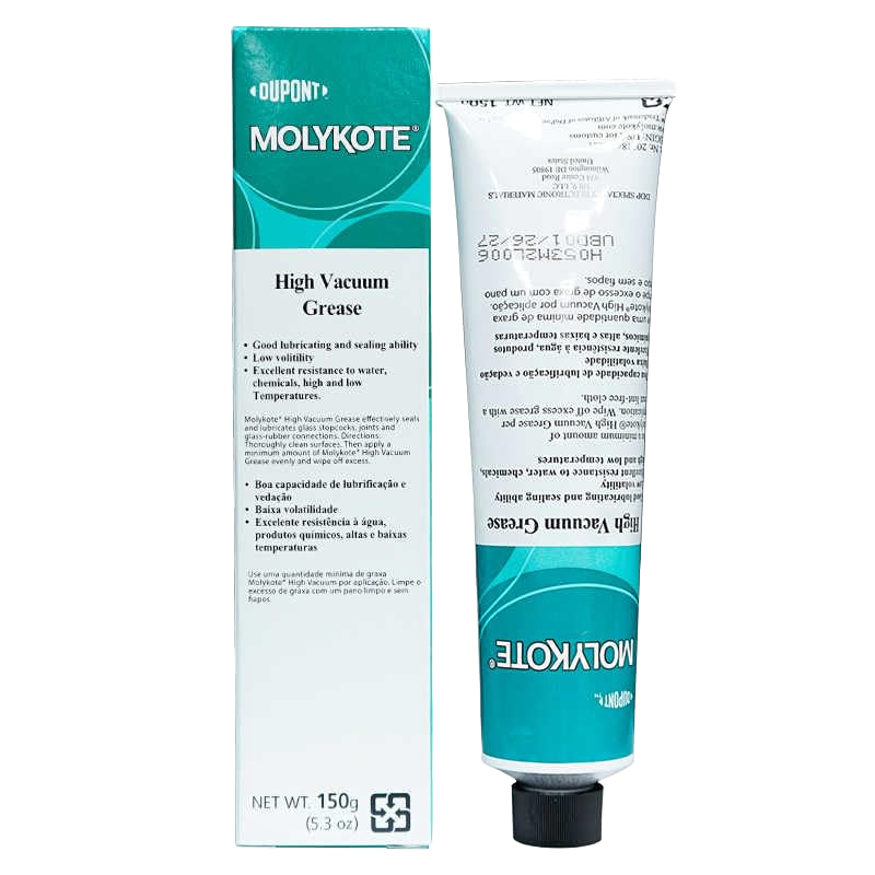 MOLYKOTE High‑Vacuum Grease 150 g Silicone Lubricant for Vacuum Pumps, O‑Rings & Seals