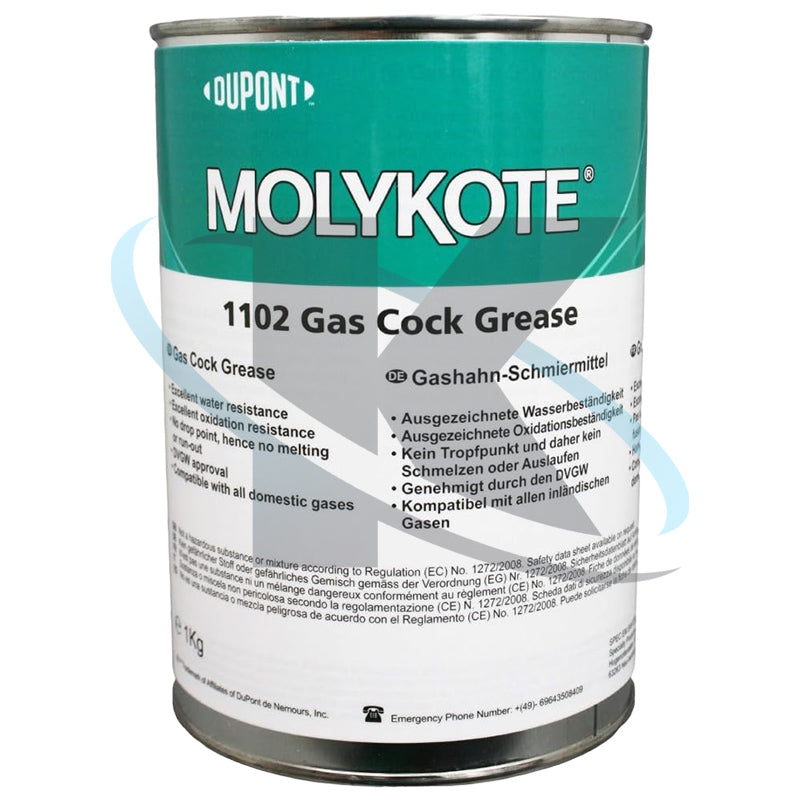 MOLYKOTE 1102 Grease 1kg 35.27oz Gas Cock Grease Lubricant Dow Corning 1102 High Water Resistance Oxidation Resistance Original Product