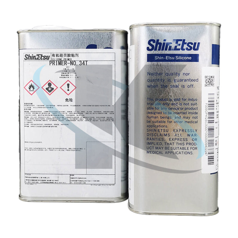 Shin-Etsu Primer No.34T 1kg – Silicone Adhesion Promoter for Enhanced Bonding on Metal, Glass, and Plastic Surfaces Original Product