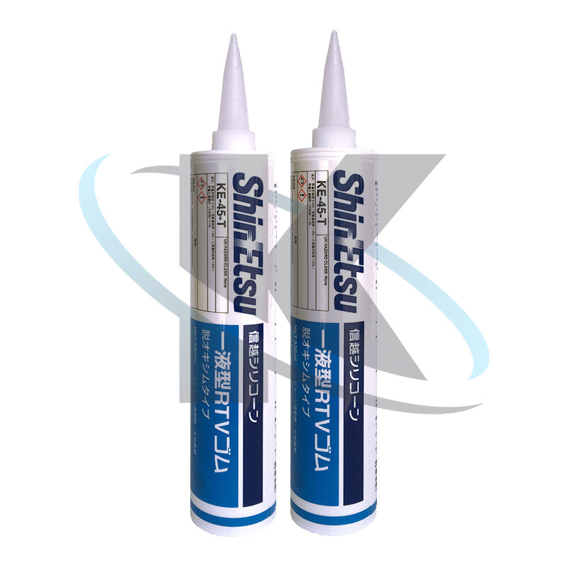 Shin-Etsu KE-45-T 330ml Silicone Sealant – Neutral Cure RTV-1 for Electrical and Industrial Sealing and Bonding Applications Original Product