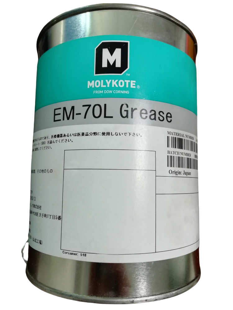 MOLYKOTE EM‑70L PAO Synthetic Grease 1 kg High-Performance Lubricant for Plastic & Rubber Components