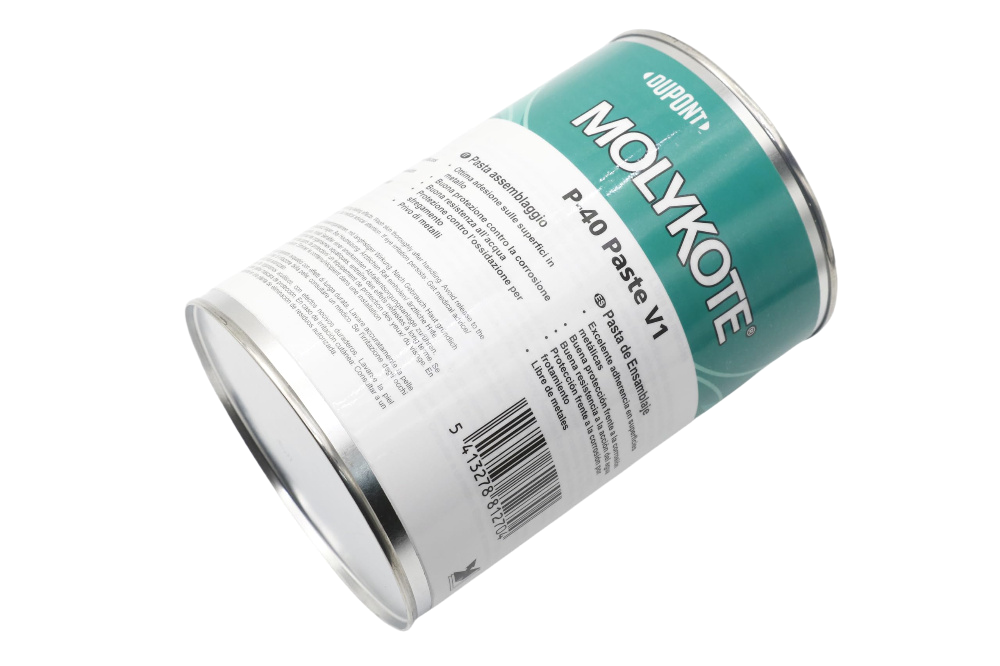 MOLYKOTE P‑40 Metal‑Free Adhesive Paste 1 kg PAO Solid Lubricant – Anti‑Seize, Corrosion & Water Resistant