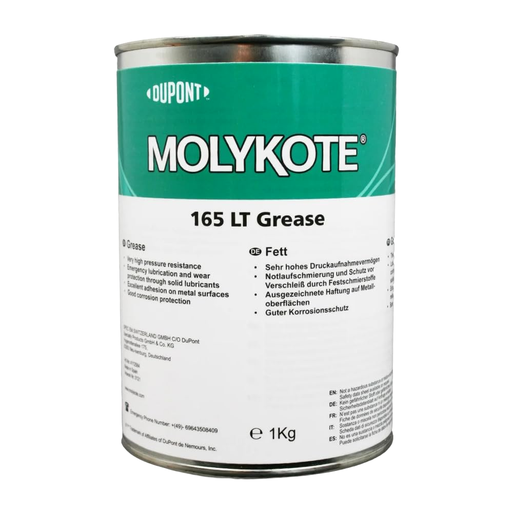 Molykote 165 LT 1kg Gear Lubricant – Open Gear Grease for High Load Wear Protection Original Product