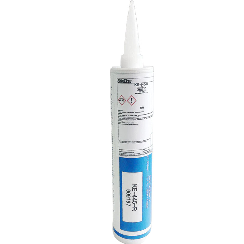 Shin‑Etsu KE‑445 RTV Silicone Sealant 330 mL Neutral Cure, Self‑Leveling Adhesive Sealant for Industrial & Electrical Use