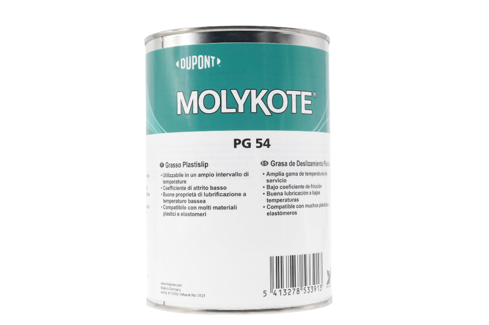 MOLYKOTE PG‑54 Plastislip Silicone Grease 1 kg High‑Performance Lubricant for Plastic, Elastomer & Metal Applications