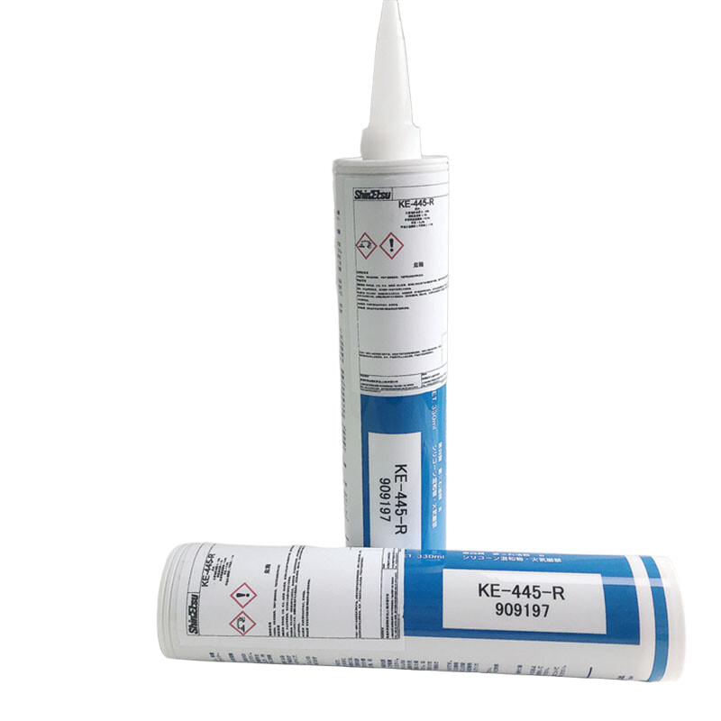 Shin‑Etsu KE‑445 RTV Silicone Sealant 330 mL Neutral Cure, Self‑Leveling Adhesive Sealant for Industrial & Electrical Use