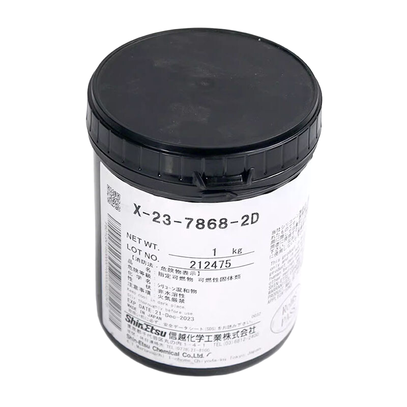 Shin‑Etsu X‑23‑7868‑2D Thermal Grease 1 kg High‑Conductivity Silicone Compound for Power Module & CPU/GPU Heat Transfer