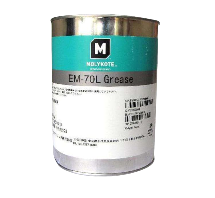 MOLYKOTE EM‑70L PAO Synthetic Grease 1 kg High-Performance Lubricant for Plastic & Rubber Components