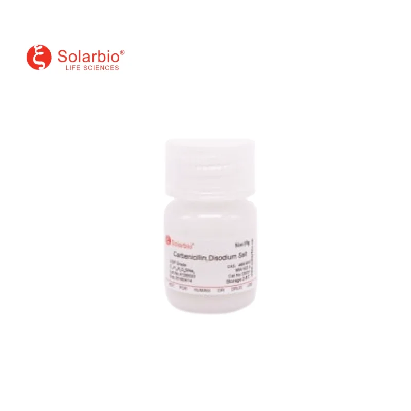 SOLARBIO Carbenicillin Disodium Salt 10G for Bacterial Culture and Molecular Biology