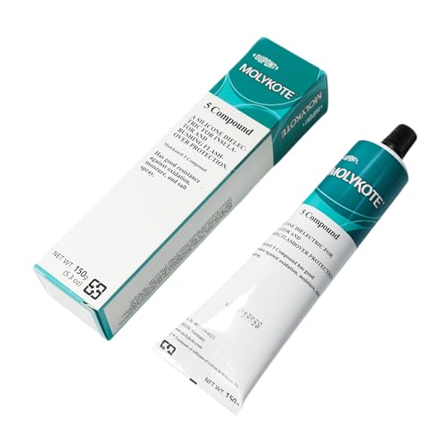 MOLYKOTE 5 Compound Dielectric Silicone Grease 150 g Tube / 3.6 kg Pail High Dielectric, Water-Repellent Lubricant