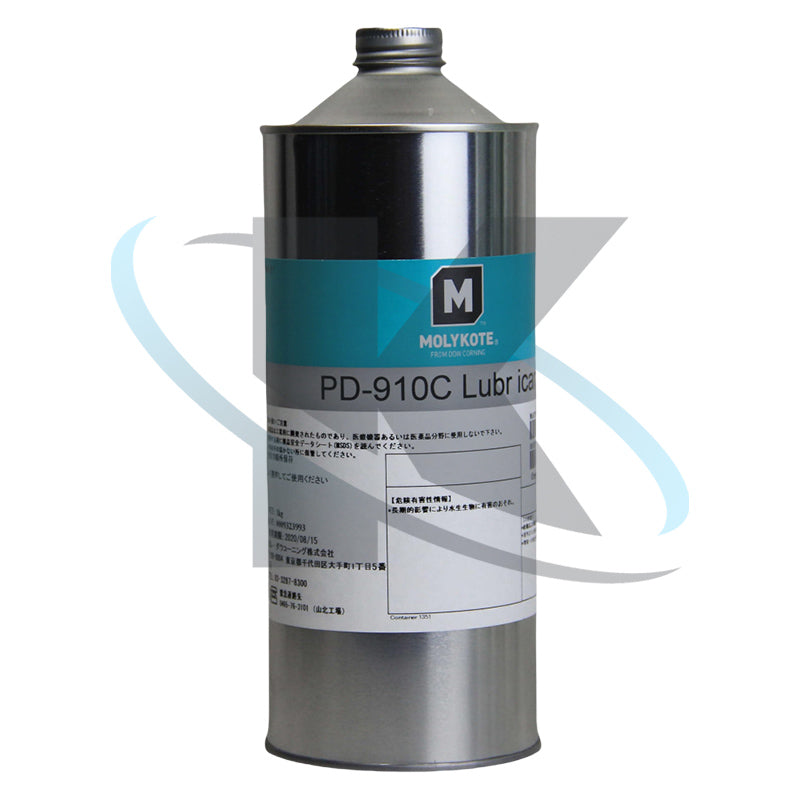 MOLYKOTE PD-910 Fluid Lubricant 1kg 35.27oz – Low-Tack, Non-Sticky Film for Rubber and Plastic Components with Stick-Slip Prevention and Clean, Low-VOC Formulation Original Product