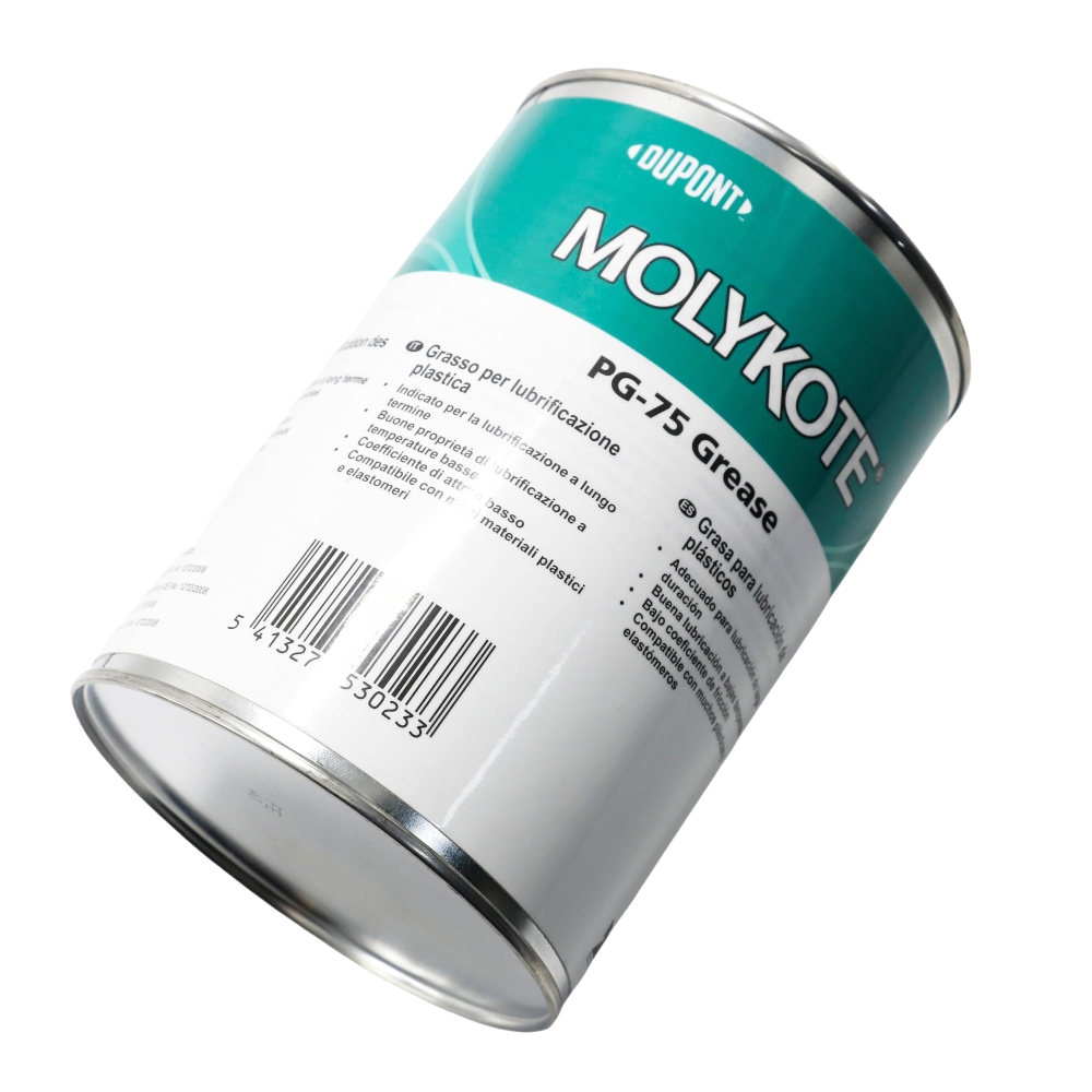 MOLYKOTE PG‑75 Plastislip Silicone Grease 1 kg Beige Low-Friction Lubricant for Plastic/Metal Components