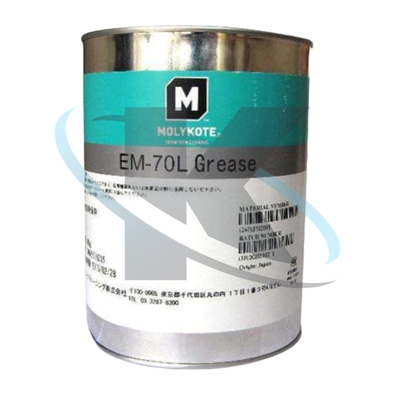 MOLYKOTE EM-70L Grease 1kg 35.27oz Dow Corning EM-70L High-Performance Plastic Lubricant Outstanding Oxidation Resistance Superior Compatibility with Plastics and Rubber Original Product