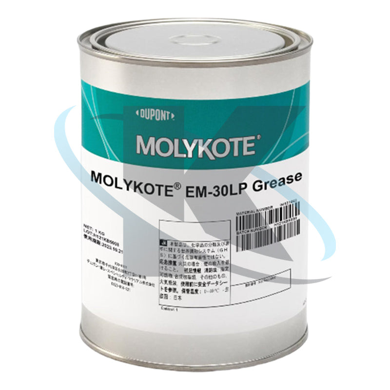 MOLYKOTE EM-30Lp Grease 1kg 35.27oz High-Performance Lubricant with Excellent Wear Resistance and Compatibility with Plastics