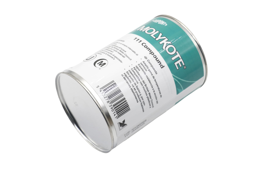 MOLYKOTE 111 Silicone Valve Grease 150 g Tube & 1 kg Can – Translucent White, Water‑Resistant, Mold & O‑Ring Lubricant