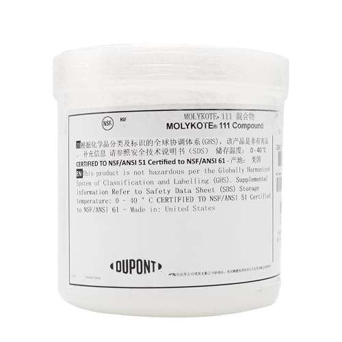 MOLYKOTE 111 Silicone Valve Grease 150 g Tube & 1 kg Can – Translucent White, Water‑Resistant, Mold & O‑Ring Lubricant