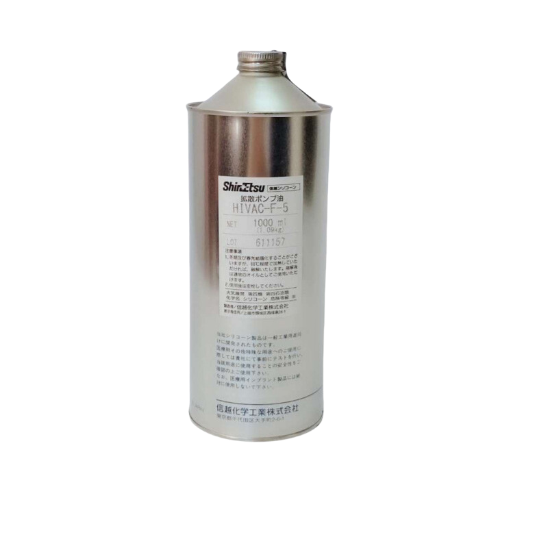 Shin-Etsu HIVAC F-5 Diffusion Pump Oil 1000 mL – High-Vacuum Silicone Fluid for Oil Diffusion Pumps Original Product