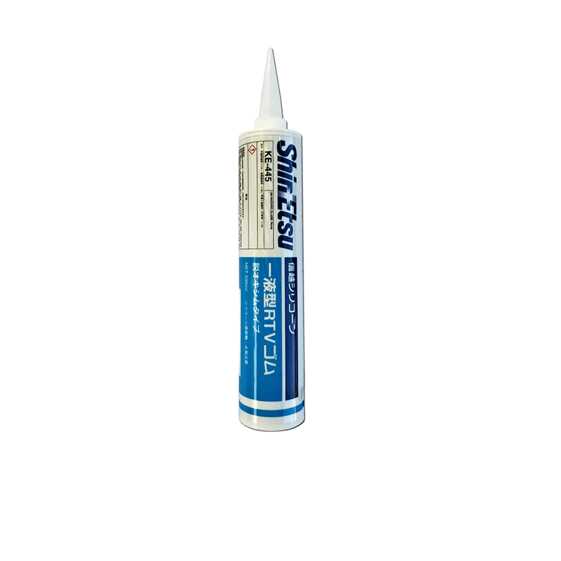 Shin‑Etsu KE‑445 RTV Silicone Sealant 330 mL Neutral Cure, Self‑Leveling Adhesive Sealant for Industrial & Electrical Use